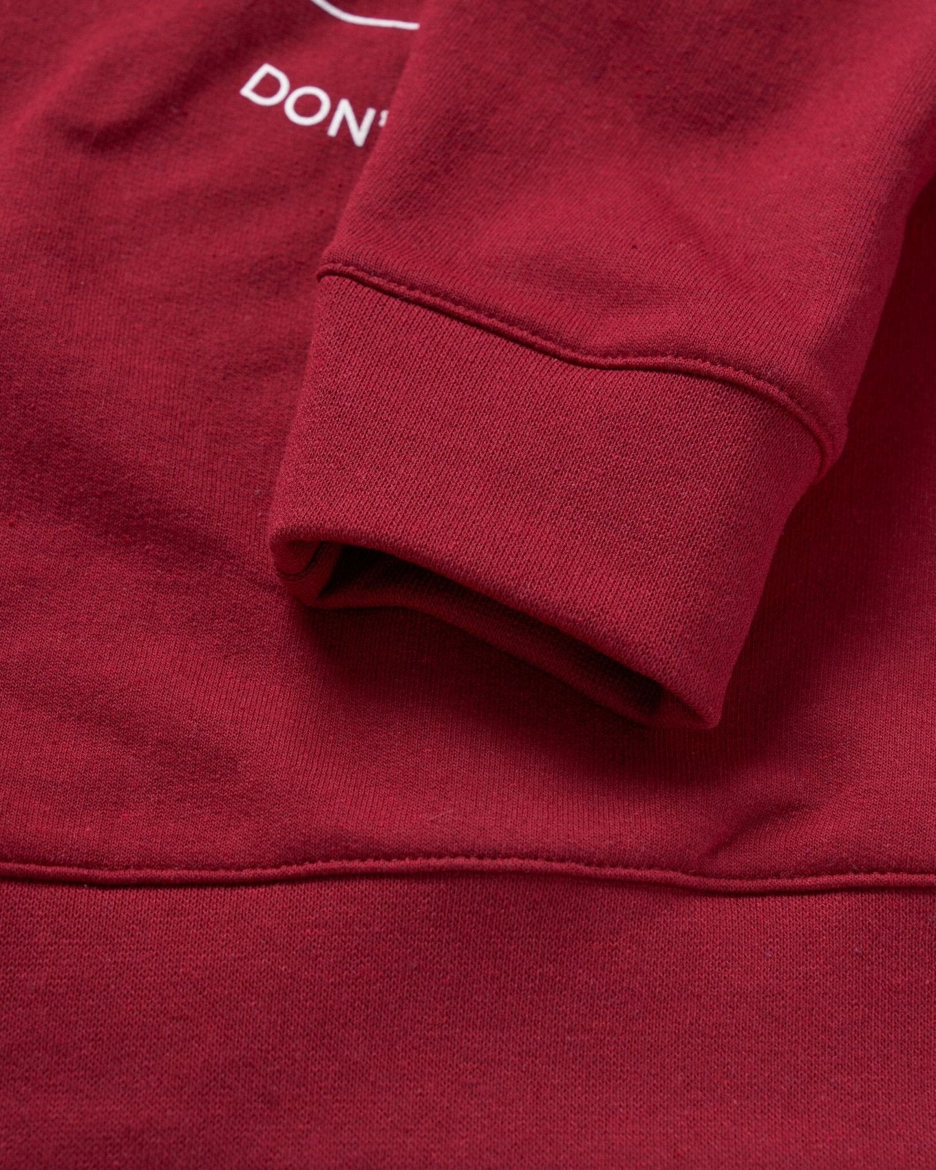 ReApparel Water Crew Neck . in color Garnet and shape long sleeve