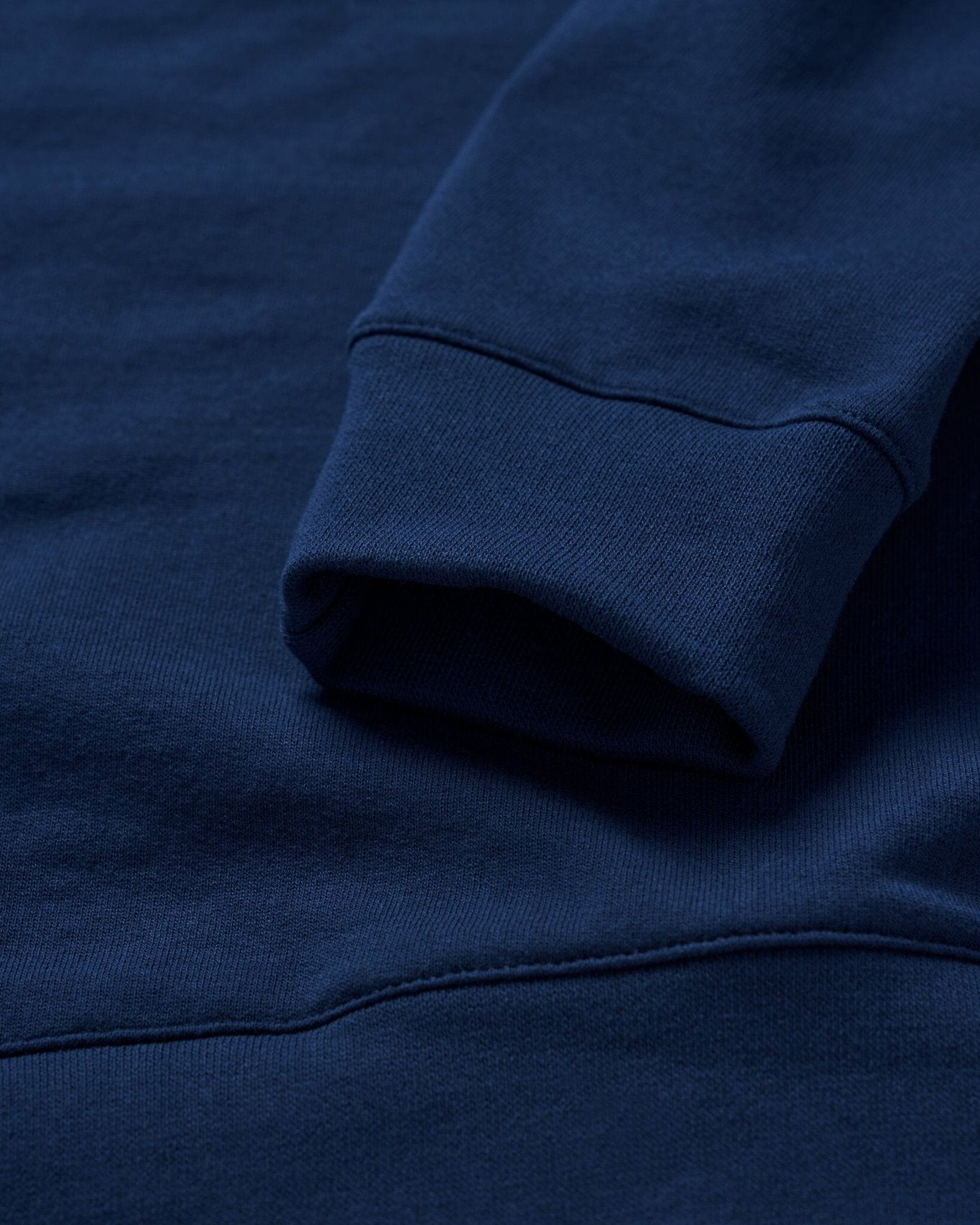 ReApparel Baby Crew Neck . in color Navy Blue and shape long sleeve